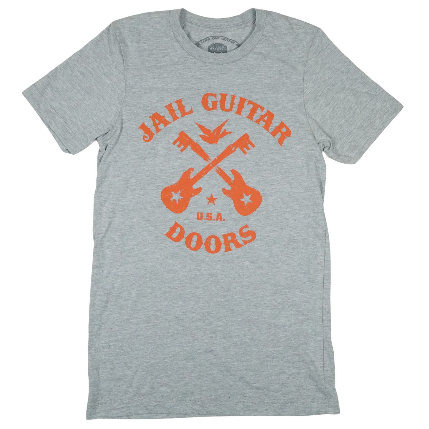 T-Shirt: Orange & Grey JGD Logo