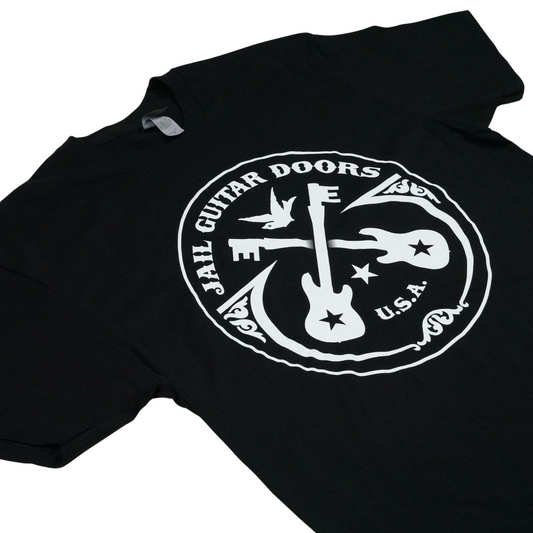 T-Shirt: JGD Black & White Circle Logo