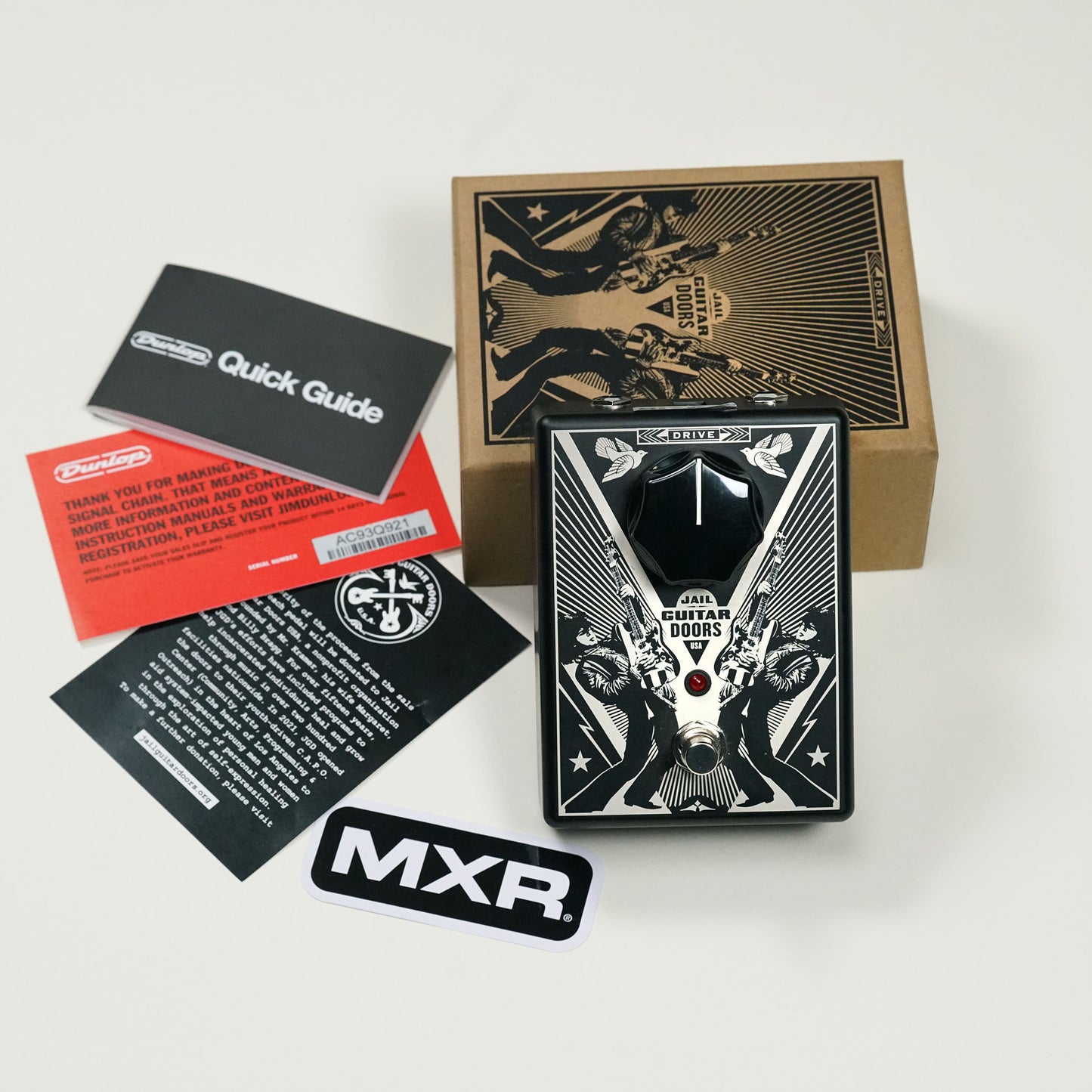 MXR Jail Guitar Doors Drive - BUNDLE