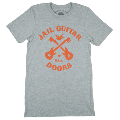 T-Shirt: Orange & Grey JGD Logo