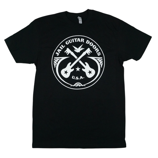 T-Shirt: JGD Black & White Circle Logo
