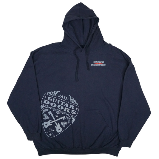 Hoodie: JGD Navy Blue Holiday Sweatshirt LIMITED SIZES